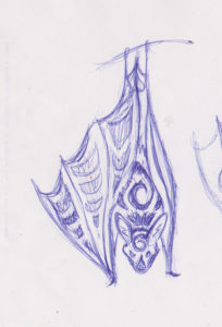 bat design sketch 