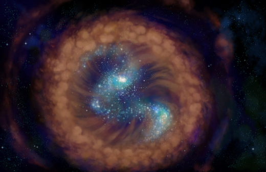 cold quasar illustration