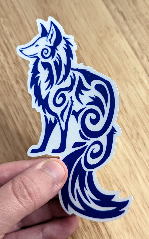 tattoo fox sticker